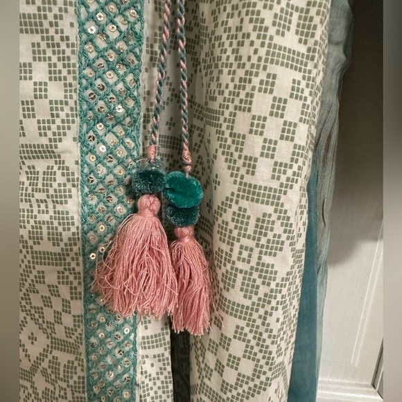 Arrong 100% Cotton salwar kamiz Dress Work/party/causal Wear XS embroidery - Picture 4 of 6